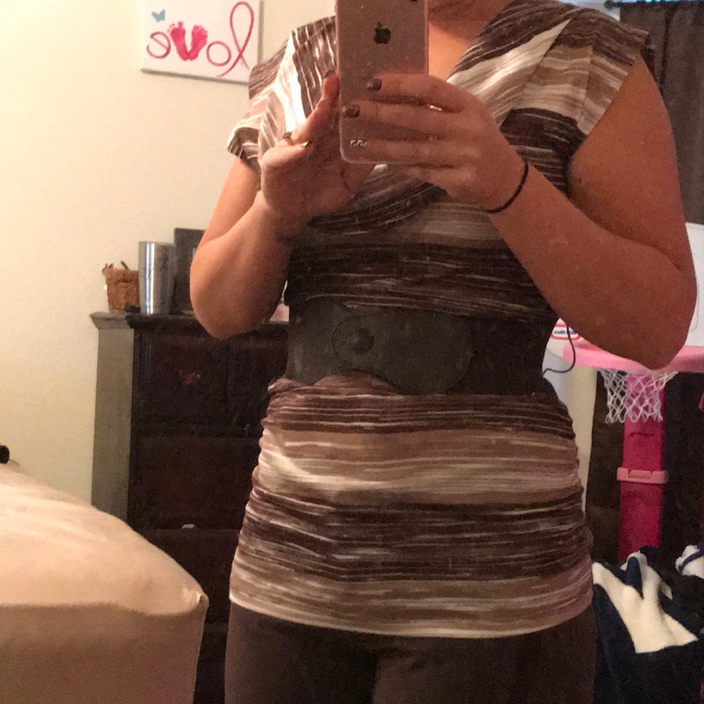 Brown and tan outfit